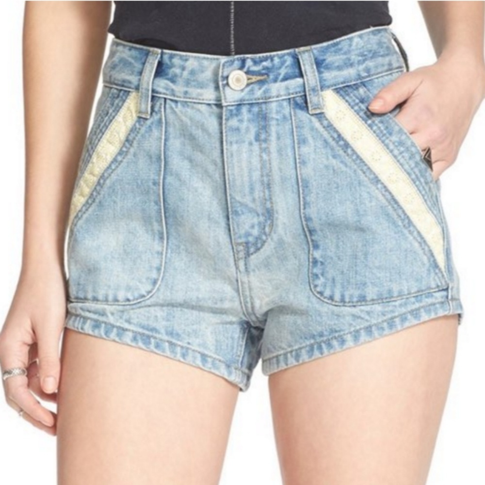 Free People Lewis Jean Shorts